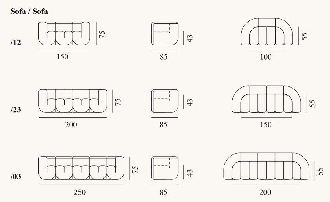 Диван от фабрики De Sede модель DS-707-SOFA