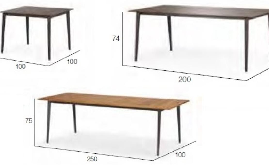 Уличный стол от фабрики Dedon модель Wa Dining Table