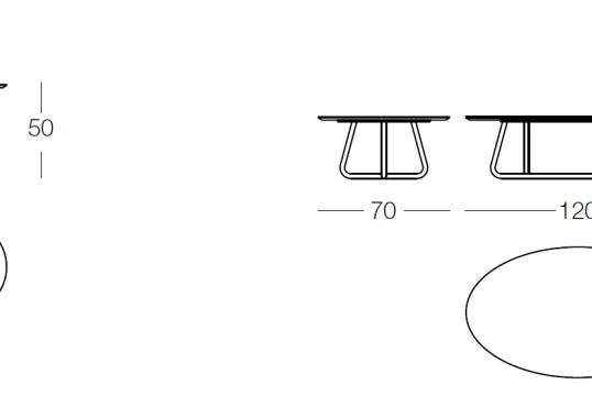 Журнальный столик от фабрики Dema модель ALEF 
