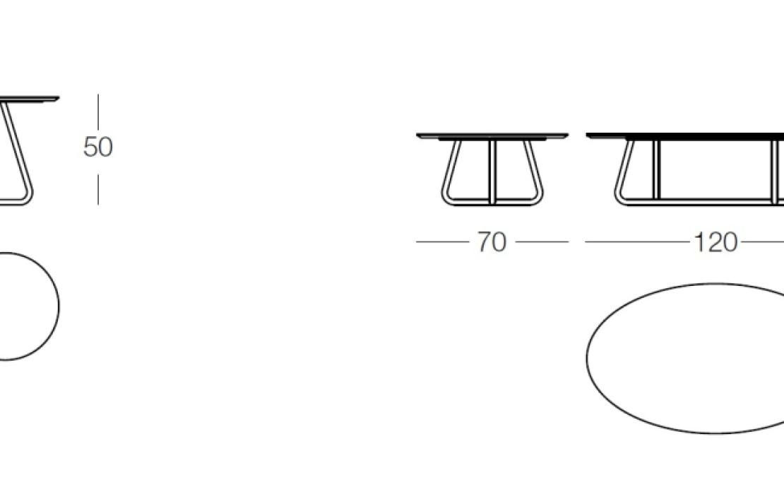 Журнальный столик от фабрики Dema модель ALEF 