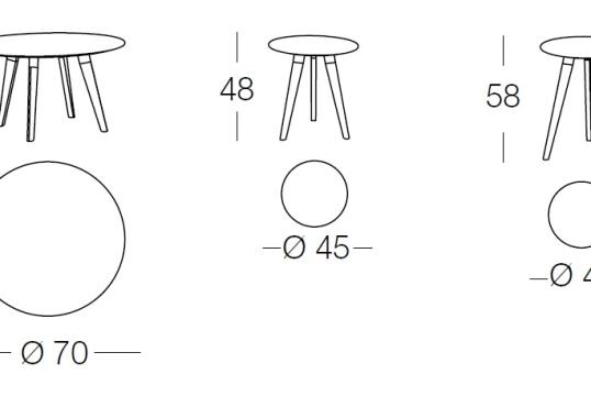 Журнальный столик от фабрики Dema модель EDGAR TABLE