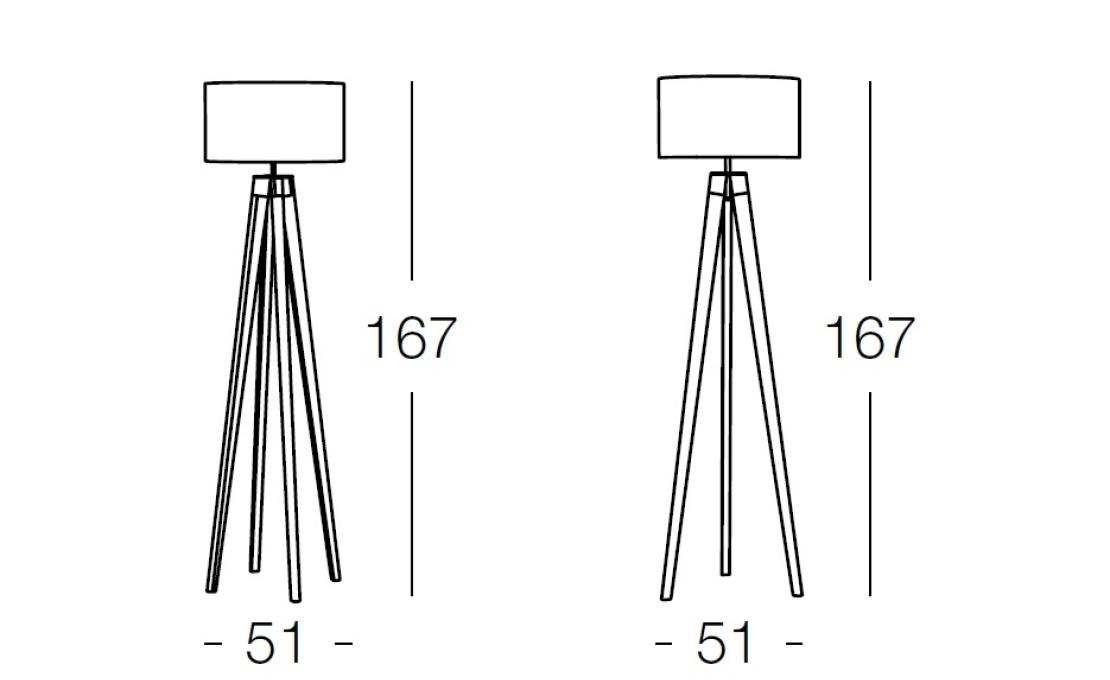 Торшер от фабрики Dema модель EDGAR FLOOR LAMP