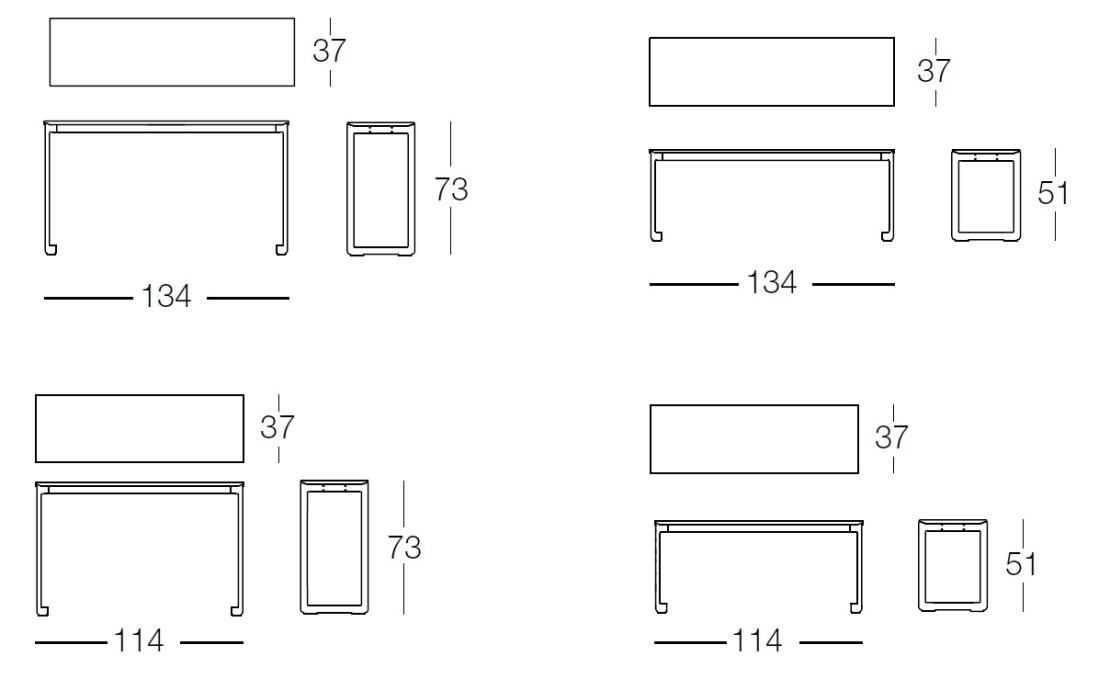 Консоль от фабрики Dema модель MALIBU CONSOLE