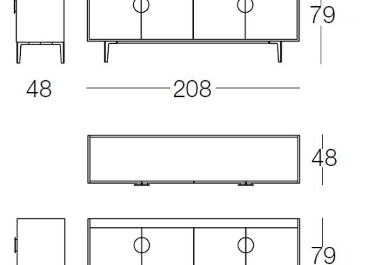 Буфет Dema OFELIA LOW SIDEBOARD image 2