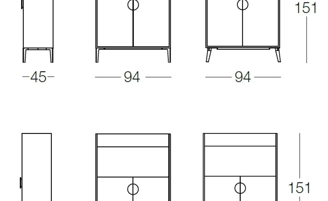 Сервант от фабрики Dema модель OFELIA SIDEBOARD
