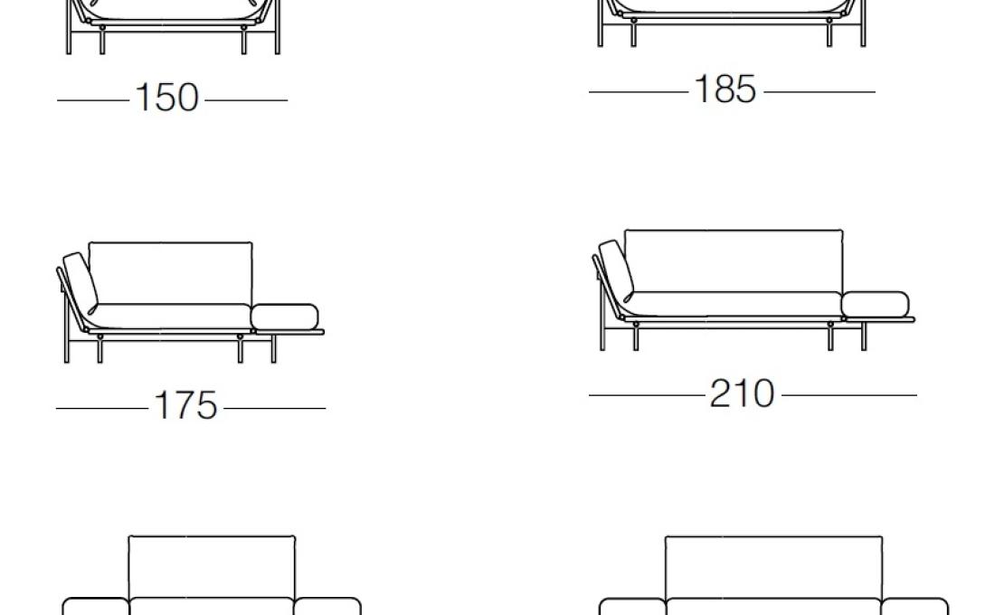 Диван от фабрики Dema модель RATAPLAN SOFA