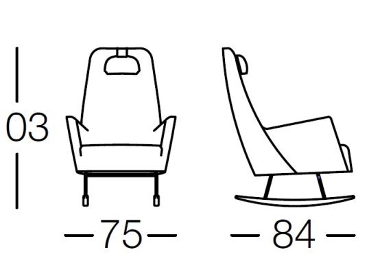 Кресло Dema VALENTINA ROCKING image 2