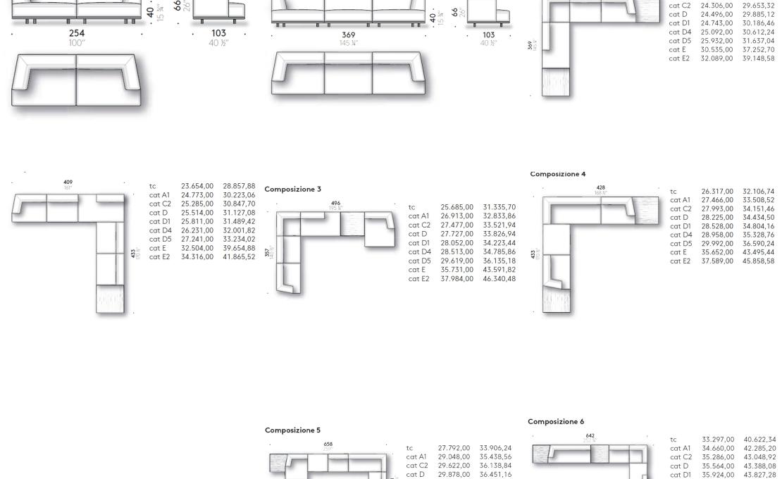 Диван от фабрики DePadova модель ALBERESEWOOD-SOFA-AW#D0