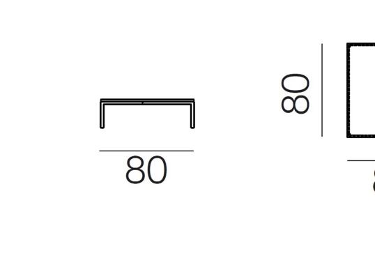 Журнальный столик от фабрики De Sede модель DS-159/95-