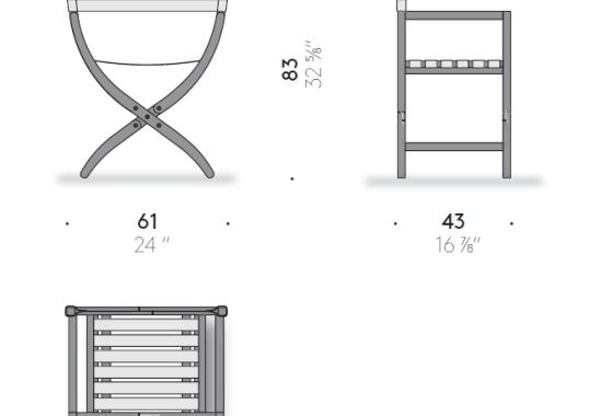 Стул от фабрики DePadova модель Almayer--ALM#1