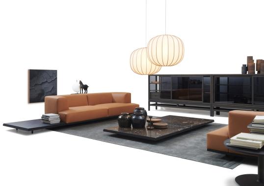 Журнальный столик от фабрики DePadova модель Alberese Wood-Low Table-WTD#11