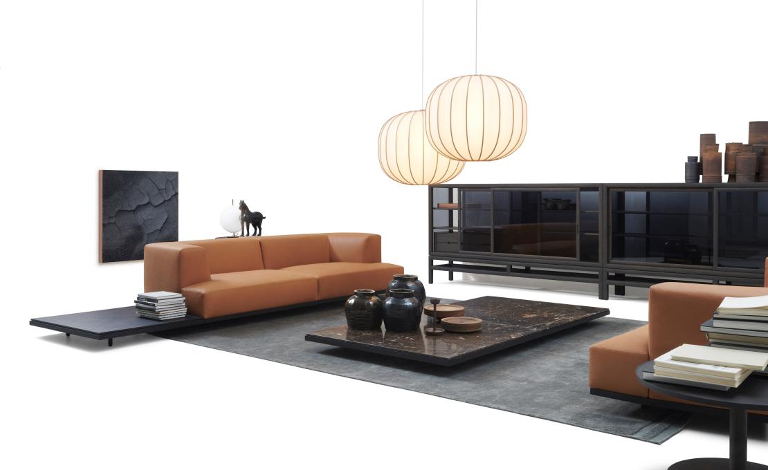 Журнальный столик от фабрики DePadova модель Alberese Wood-Low Table-WTD#11