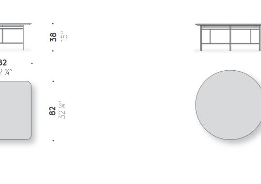 Стол от фабрики DePadova модель Andon-Low Table-AD#-TABLE