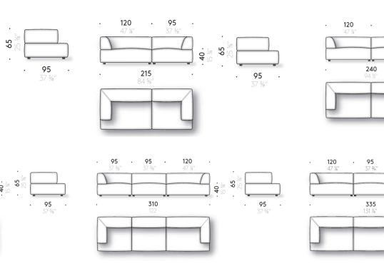 Диван от фабрики DePadova модель Atalante-SOFA-AMI#D1