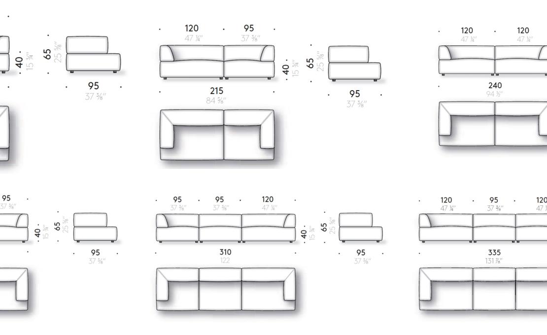 Диван от фабрики DePadova модель Atalante-SOFA-AMI#D1