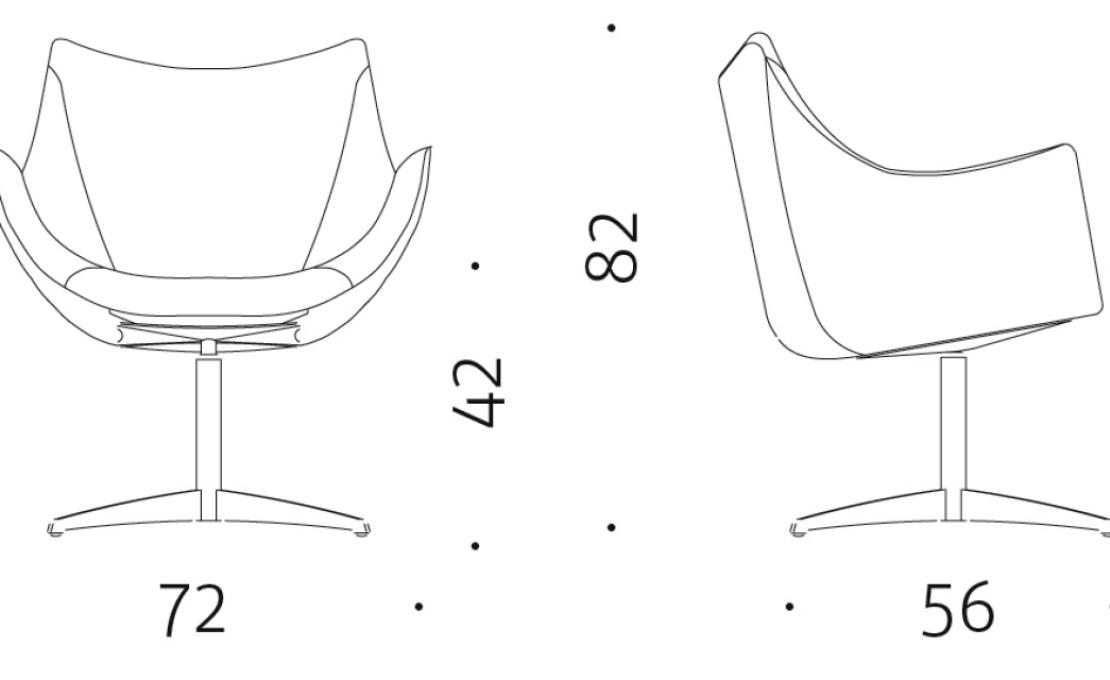 Кресло от фабрики DePadova модель BASK/3