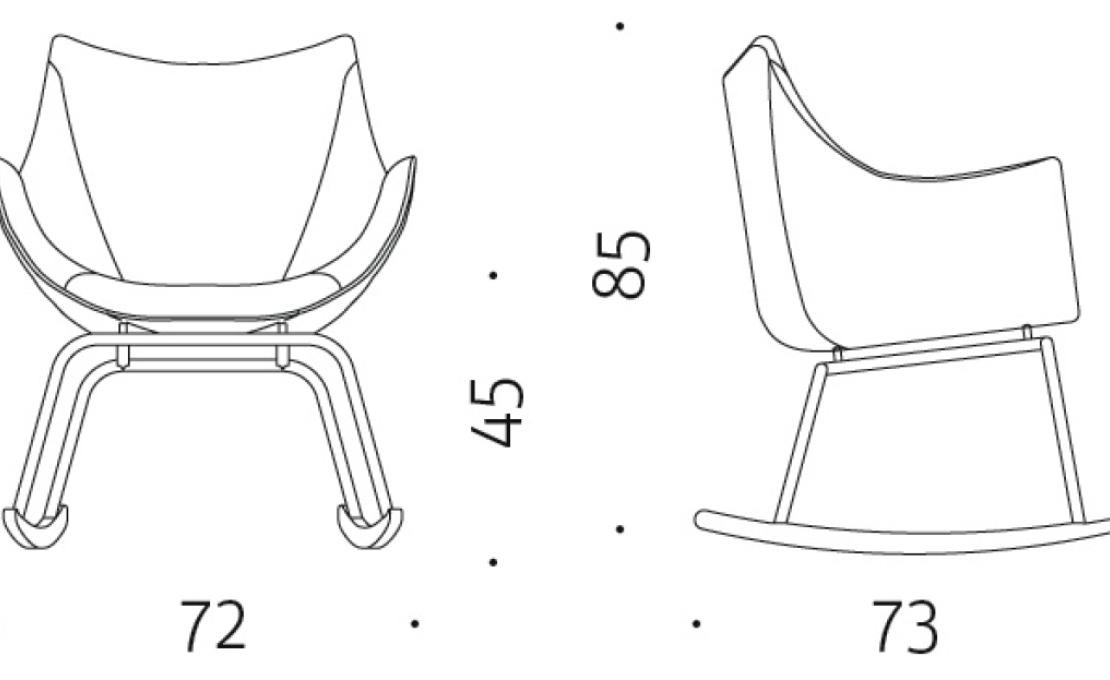 Кресло от фабрики DePadova модель BASK/2