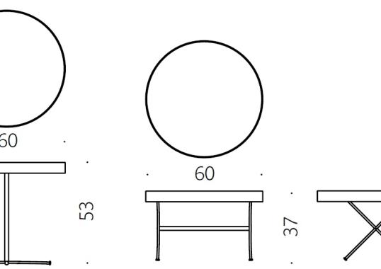 Журнальный столик от фабрики DePadova модель CHAB#FNE