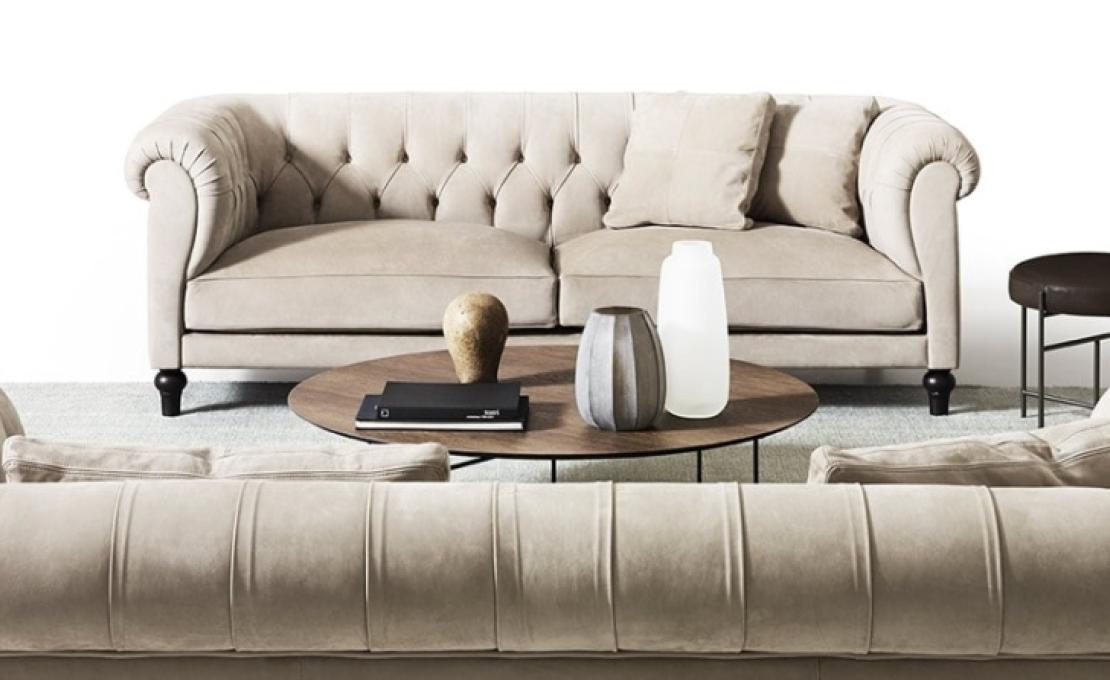 Диван от фабрики DePadova модель Chesterfield Lounge Sofa