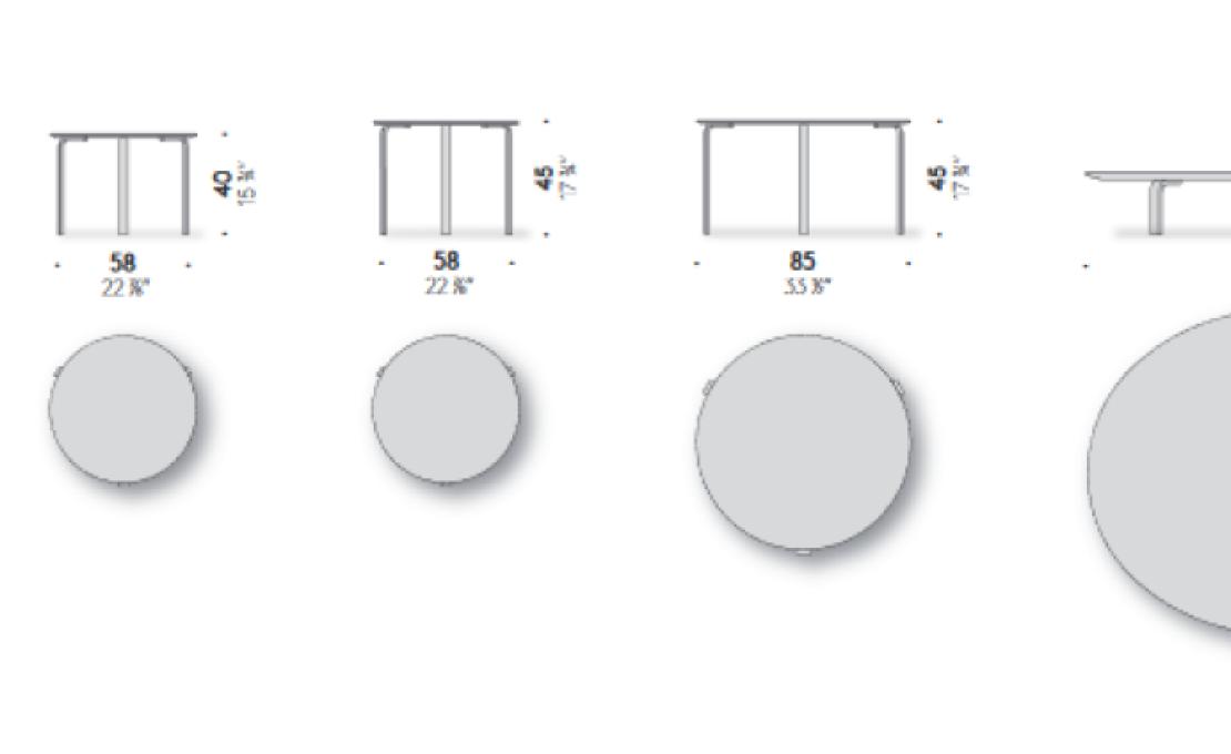 Журнальный столик от фабрики DePadova модель DAN-TABLE-DA#