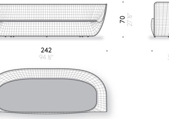 Диван от фабрики DePadova модель AF#D1-Afternoons Sofa