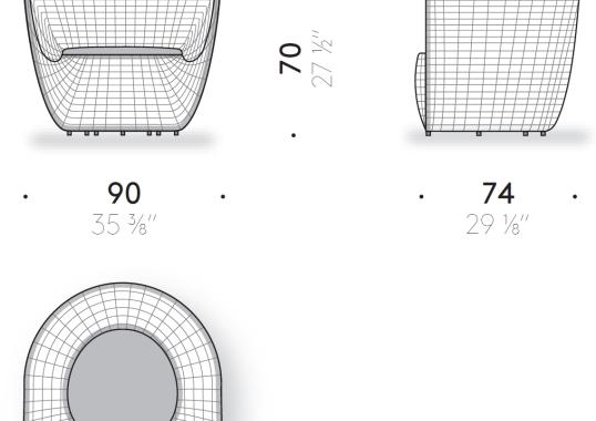 Кресло DePadova AF#PO-Afternoons Armchair image 2