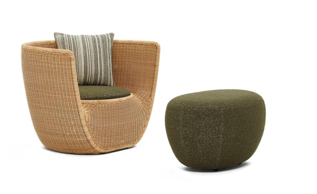 Кресло от фабрики DePadova модель AF#PO-Afternoons Arm