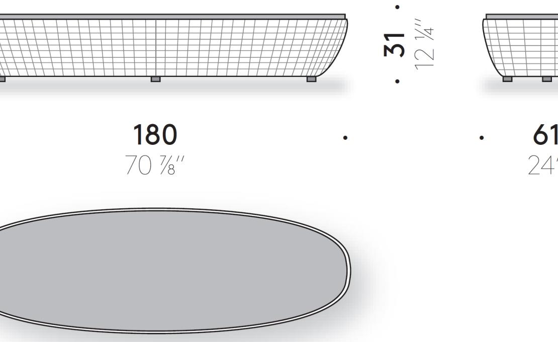 Журнальный столик от фабрики DePadova модель AFT#T1-Afternoons Side Table