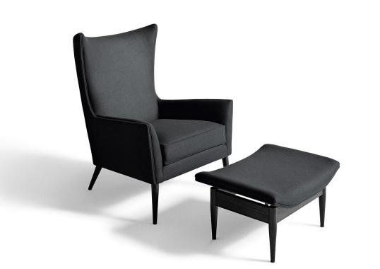 Пуф от фабрики DePadova модель Everyday Wingback-Ottoman-EV#O1