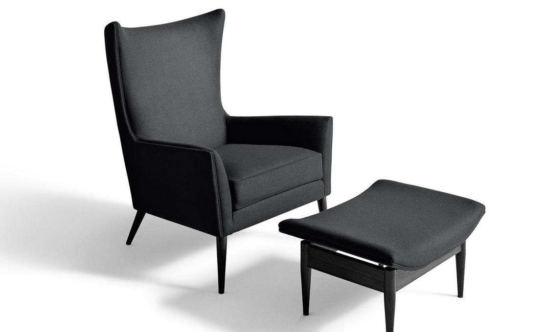 Пуф от фабрики DePadova модель Everyday Wingback-Ottoman-EV#O1