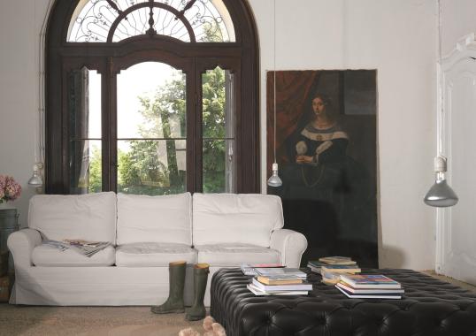 Пуф от фабрики DePadova модель PFCA/ - CAPITONNE