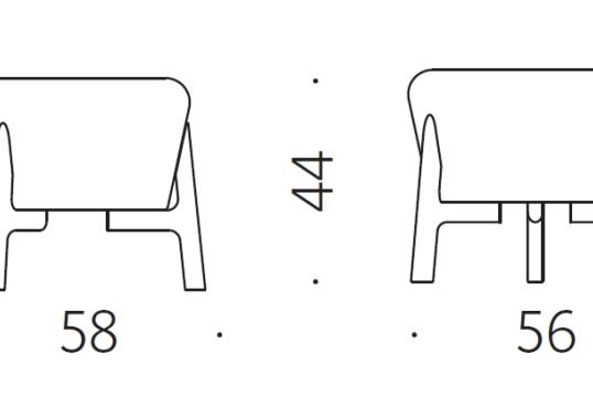 Пуф от фабрики DePadova модель P/PF