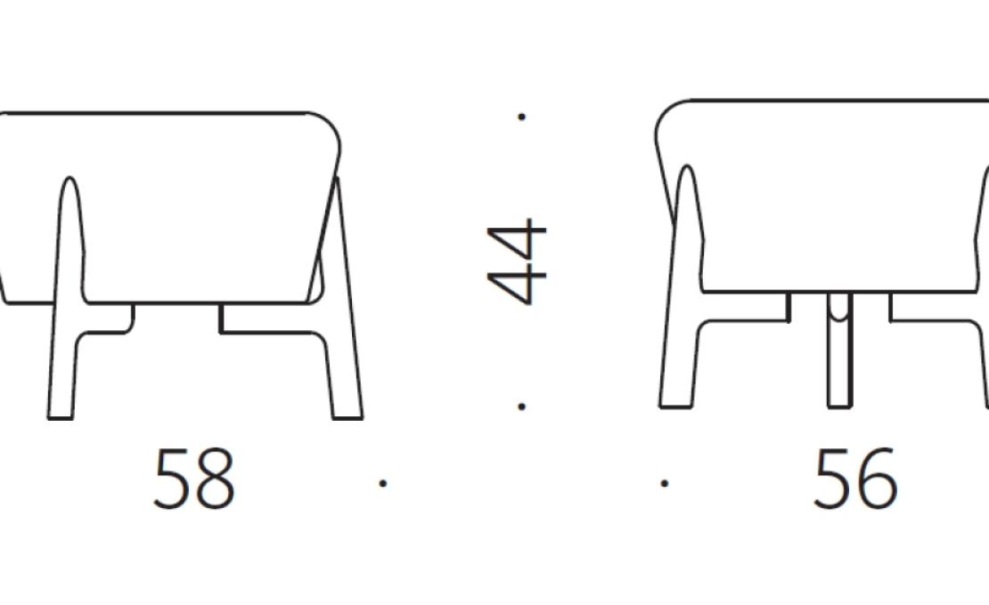 Пуф от фабрики DePadova модель P/PF