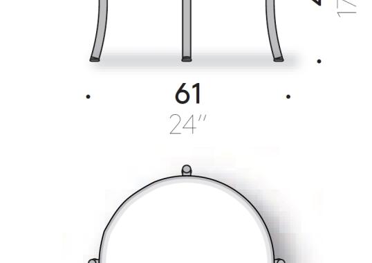 Пуф от фабрики DePadova модель Smeralda-Pouf-SPFI#A