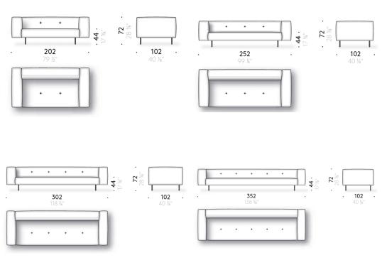 Диван от фабрики DePadova модель EREI-SOFA-ER#20