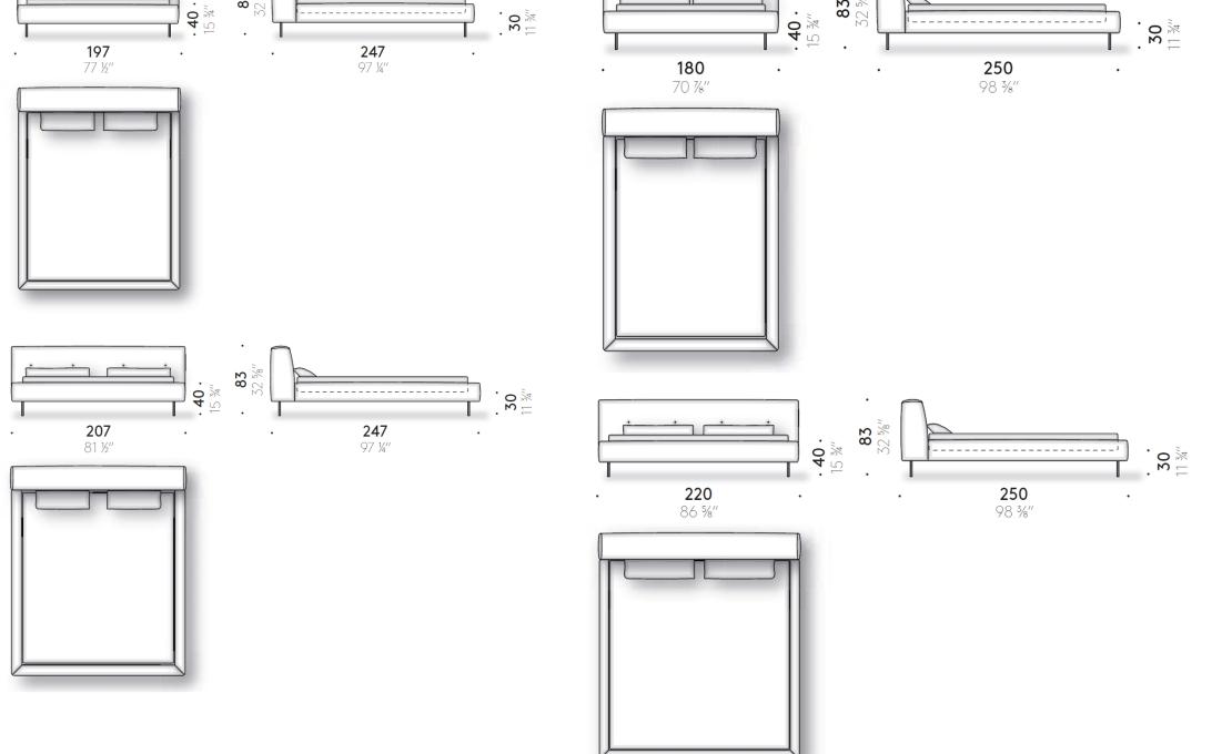 Кровать от фабрики DePadova модель EL#-EREIBED