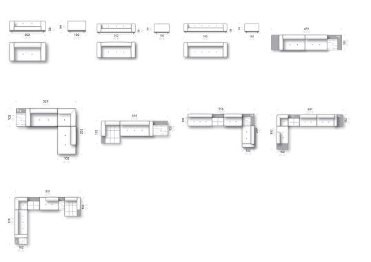 Диван от фабрики DePadova модель EZ#200