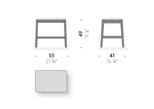 Табурет от фабрики DePadova модель Everyday Life--ES#1