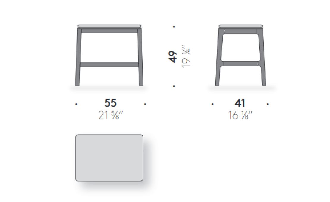 Табурет от фабрики DePadova модель Everyday Life--ES#1
