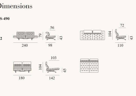 Диван от фабрики De Sede модель DS-490-SOFA