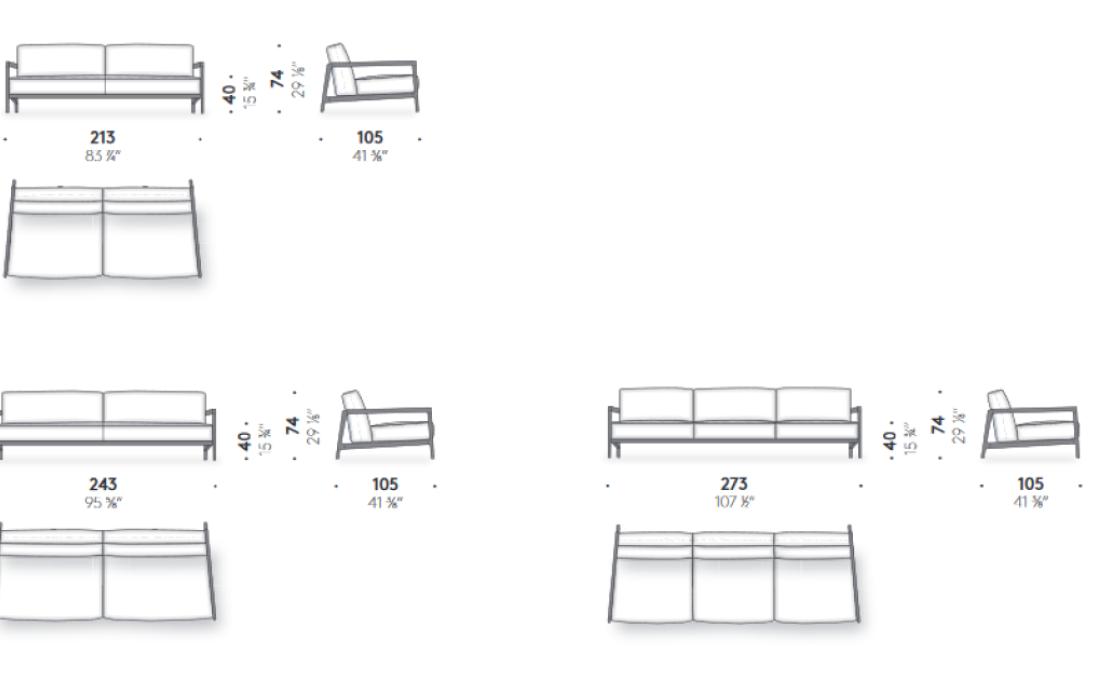 Диван от фабрики DePadova модель Everyday Life Open-Sofa-EV#D1