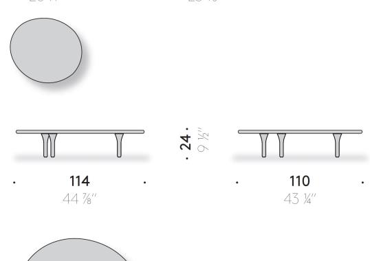 Журнальный столик от фабрики DePadova модель HOT#0-Honorè 