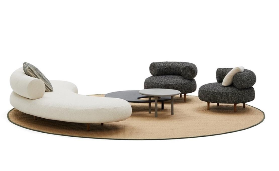 Диван от фабрики DePadova модель HNO#PF-Honore Sofa