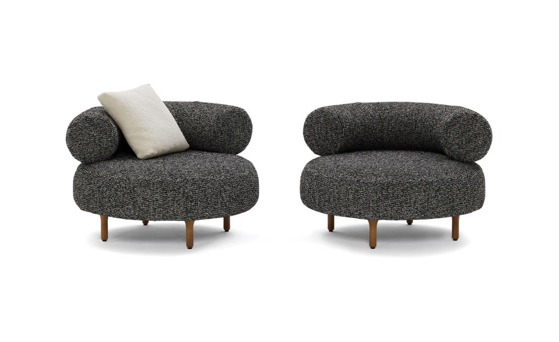 Кресло от фабрики DePadova модель HNO#PO-Honorè Arm