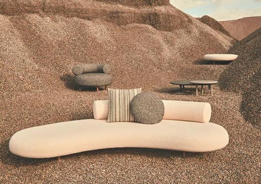 Диван от фабрики DePadova модель HNO#PF-Honore Sofa