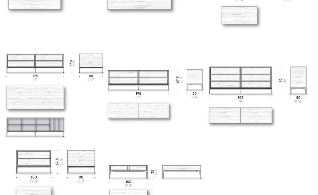 Сервант от фабрики DePadova модель Horizontal Cabinet Edition