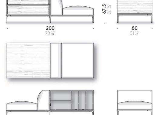 Буфет DePadova Horizontal Cabinet Edition image 2