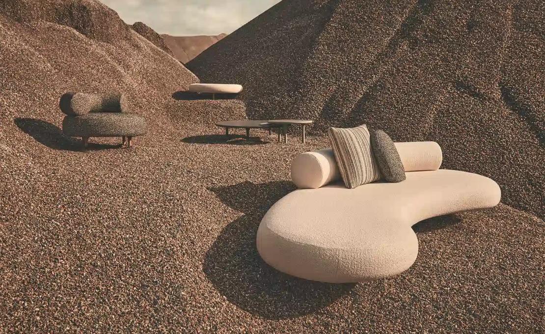 Диван от фабрики DePadova модель HNO#PF-Honore Sofa