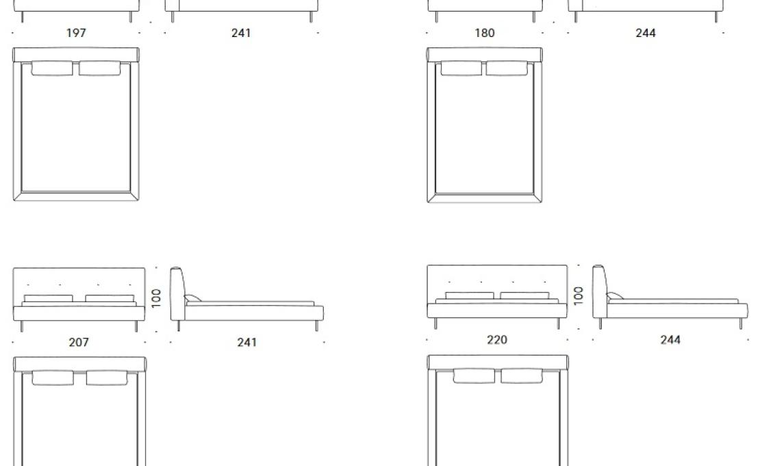 Кровать от фабрики DePadova модель IE#-IMERABED