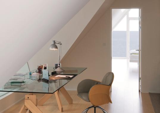 Офисный Стул от фабрики DePadova модель Incisa Swivel Arm_Wheels 